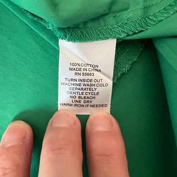 Nicole Miller Vibrant Green Puff Sleeve Mini Dress Size L LIKE NEW - Picture 7 of 7